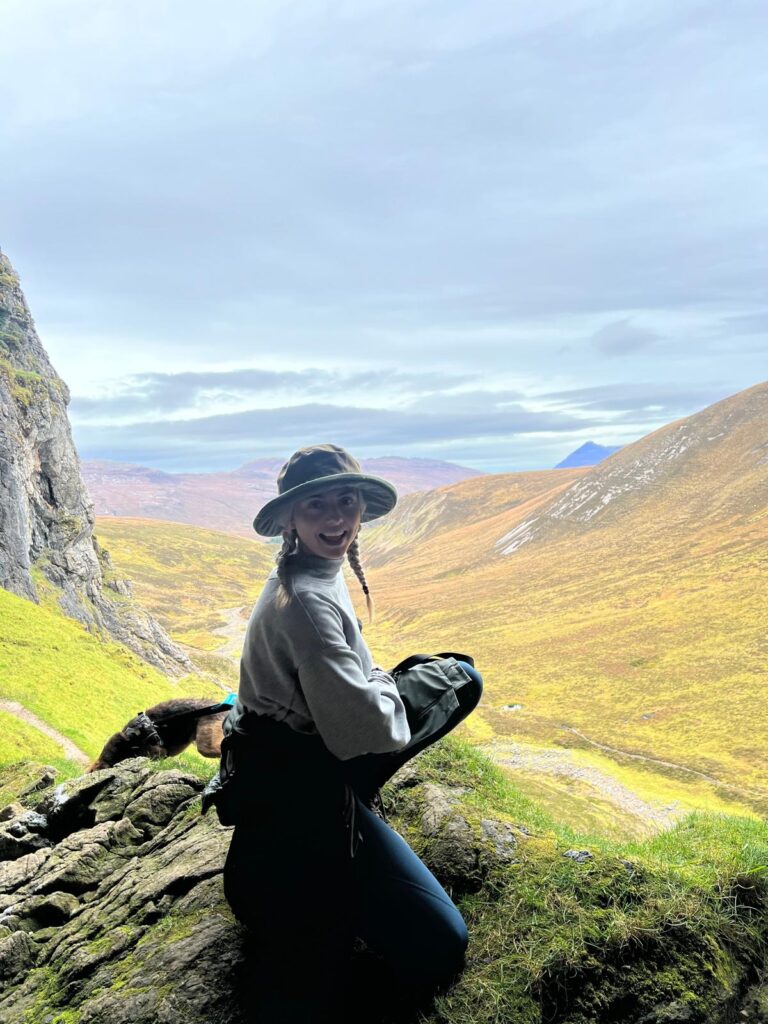 Georgina in Scottish Highlands